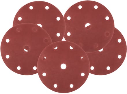 NEO TOOLS Serie - Schuurpapier met Korrel 240 - 150mm - 5 Stuks - 9 Gaten