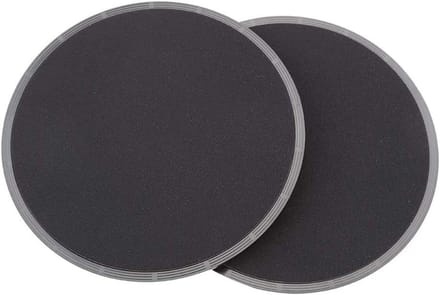 Fitness Discs - Glijders Set - Core Training - Dubbelzijdig Bruikbaar - 2 Stuks - Zwart