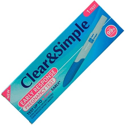 Simple Clear &amp; Early Response Midstream Pregnancy Test 1 st
