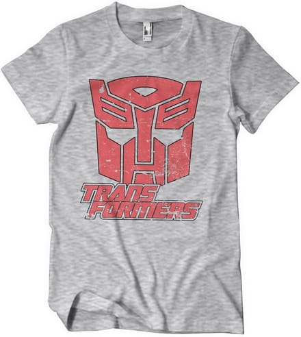 Transformers Washed Autobots Duot-on-e Shield T-shirt, grijs gemêleerd