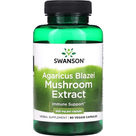 Agaricus Champignon Extract, 500 mg, 90 Plantaardige Capsules