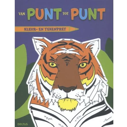 Van punt tot punt kleur- en tekenpret Kleurboeken