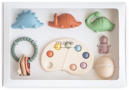 Mushie giftbox - dino dreams