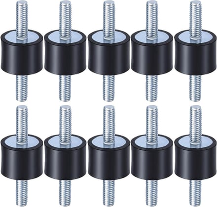 Solidchoice - 10 Stuks M6 Rubber Dempers voor Vibration Absorptie