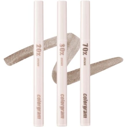 [colorgram] Shade Re-Forming Brush Liner (3 kleuren) 0,5 gram 02 30% white