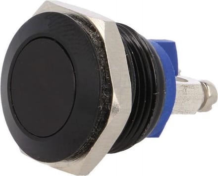 Drukschakelaar 16mm rond - IP65 - vandalismebestendig