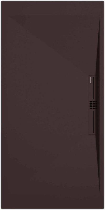 Sanifun douchebak Stone Side Chocolate Smooth 1400 x 800 P