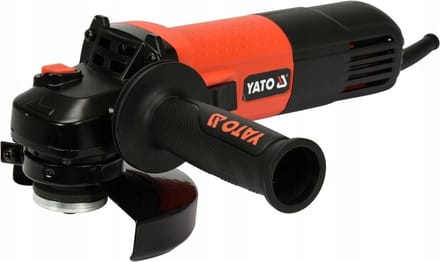 YATO Haakse slijper - 1100W - 125mm - 3m rubberen kabel - inclusief softgrip en softstart