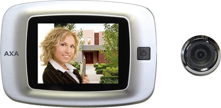 AXA Deurspion DDS1 - Deurcamera - LCD scherm - grote zichthoek, 105° - Zilverline - 3,2 inch