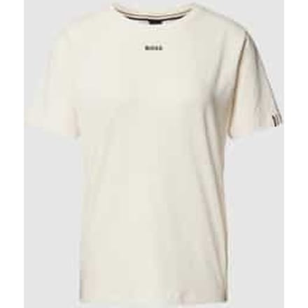 T-shirt met labelprint