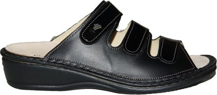 Finn Comfort slippers model Pisa zwart Maat: 41