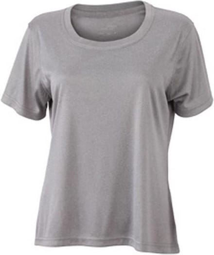 James and Nicholson Vrouwen/dames Actieve Tee (Lichtgrijs Melange)