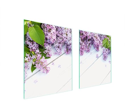 TMK ArtDeko - Snijplank - 85x52 cm - Glas - Lilak