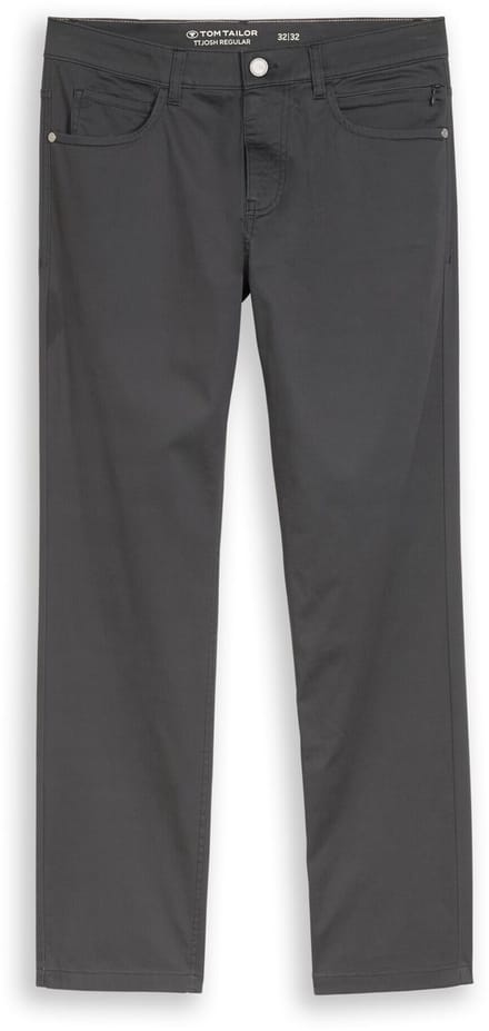 Tom Tailor - TTJOSH REGULAR SLIM broek - Maat 36/34 - Tarmac Grey