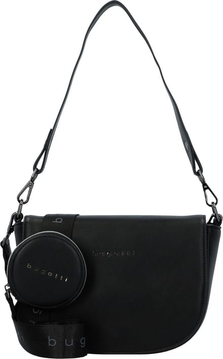 bugatti Schoudertas Almata Crossbody Bag Black Zwart