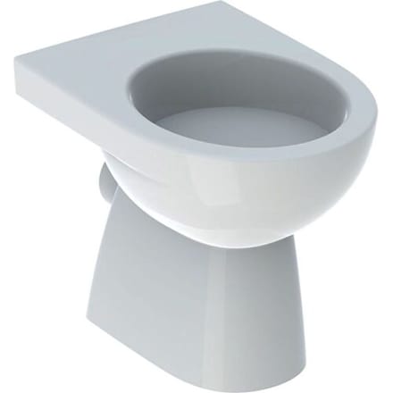 Geberit Renova pedestal WC washdown, horizontal outlet, partially closed form 500.810.01.2