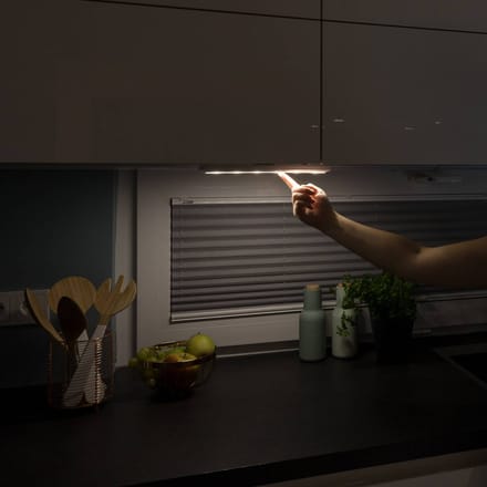 Müller-Licht Mobina Push 10 LED meubelverlichting, wit, 9,7 cm lang
