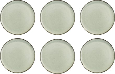 Kitchen Trend servies Zeegroen Ocean 27 cm bord set van 6
