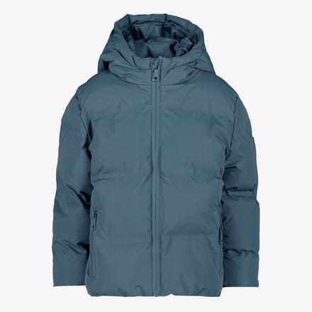 Unsigned gewatteerde jongens winterjas blauw - Maat 92