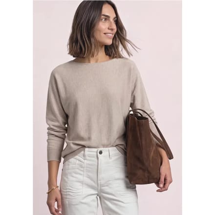 Dolman-trui met boothals