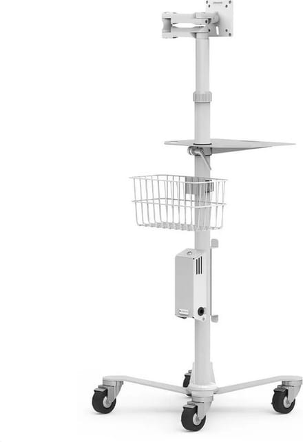VESA mount Rise Extended Tablet Stand - hoogte instelbare verrijdbare vloerstandaard