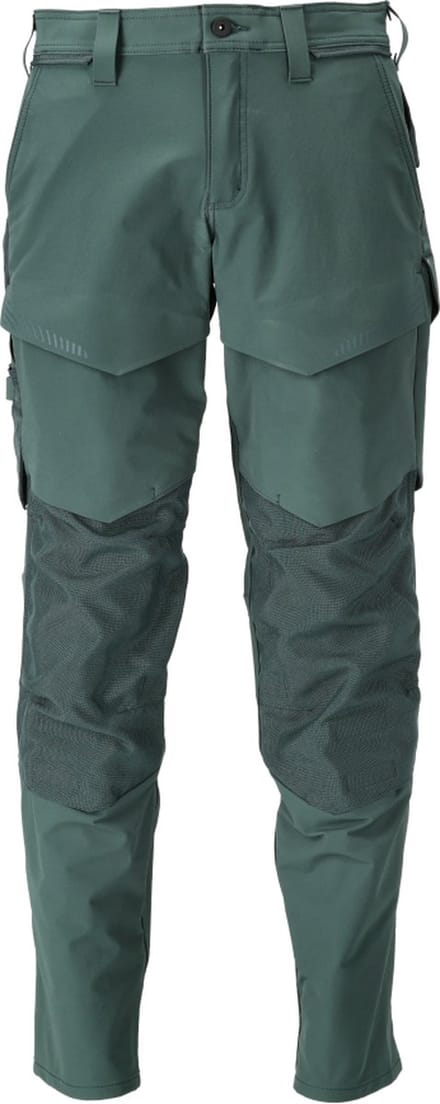 Mascot Customized Broek met kniezakken 22379-311 - Bosgroen - C47 - 76