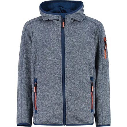 Kinder fleece sweater met capuchon CMP