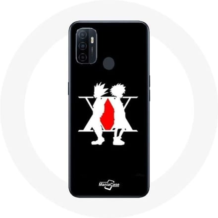 Coque - Maniacase - Oppo A53 - Manga Logo - Souple - Noir noir
