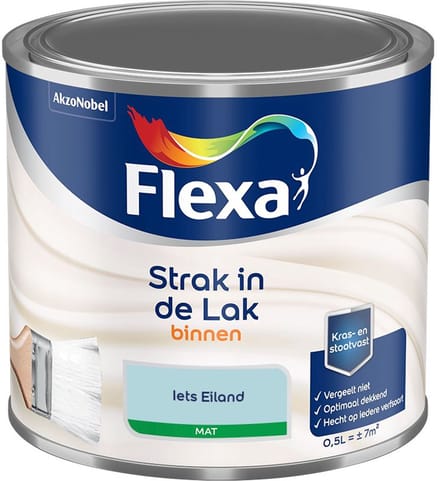 Flexa - Strak In De Lak Binnenlak Mat - Iets Eiland - Mengverf - 500 Ml