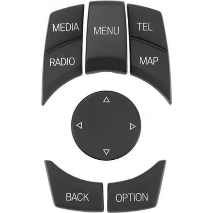 Middenconsole Multimedia Knop Kit Multi Media Bedieningsknop Afdekking voor E84 E70 E71 E72 E81 E82 E Chassis Matte Black