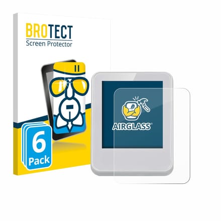 Screenprotector 6 Stuks voor Bresser ClimaTemp Digitale kamerthermometer Beschermglas transparant