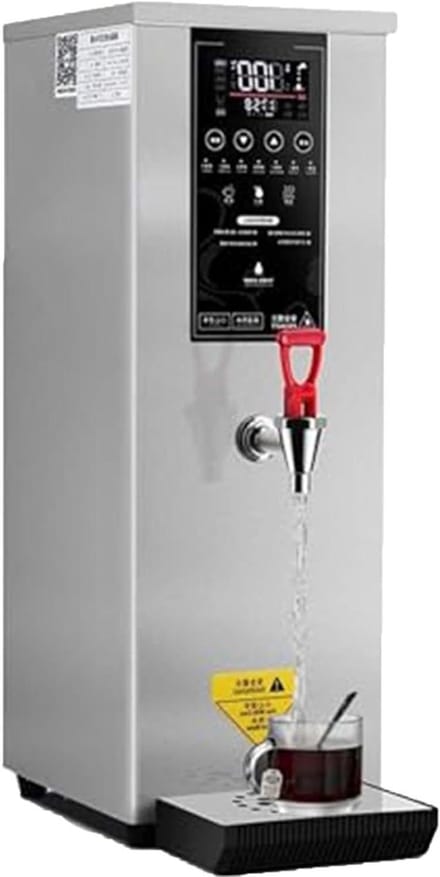 Commerciële Waterkoker - Heetwaterdispenser - Water Verwarmen - Instelbaar Smart Display - 60L - Grijs