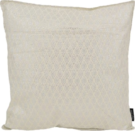 Gek op kussens! Hila silver / white | 45 x 45 cm | kussenhoes | polyester