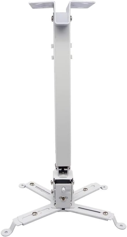 Projector Beugel - Muurbeugel Plafond - Thuisbioscoop Inrichten - Verstelbare Lengte - Max 20kg Draaglast - Wit
