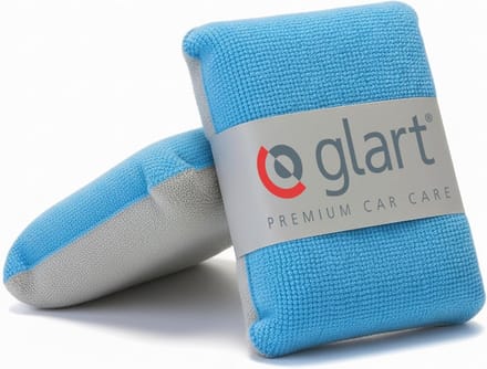 Set van 2 microvezel ruiten sponzen voor autoverzorging