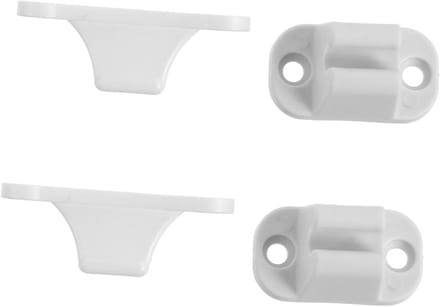 Deurhouders - Deurstop - Camper Deuren Open - T-vormig Ontwerp - 2 Stuks - Wit