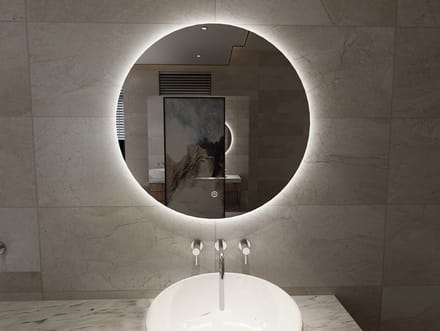 Xellanz Giro Spiegel Rond LED met Spiegelverwarming 80 cm - Dimbaar