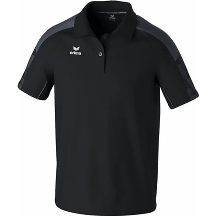 Erima Evo Star Polo Heren - Zwart / Grijs | Maat: M