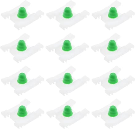 Allecto - Deurafgietklemmen - Molding Clips - 30 Stuks - Wit