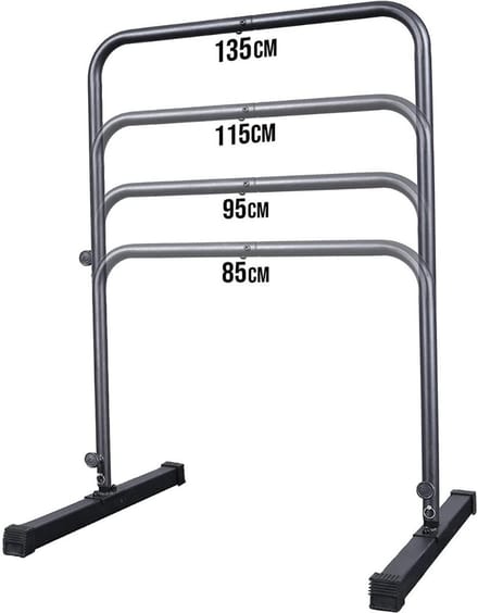 SCH® Pull Up Station - Fitness - Grijs- 135cm x 135cm x 90cm