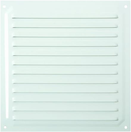 Ventileergrille zelfklevend aluminium wit 20x20 cm 80 cm² ventilatieoppervlak