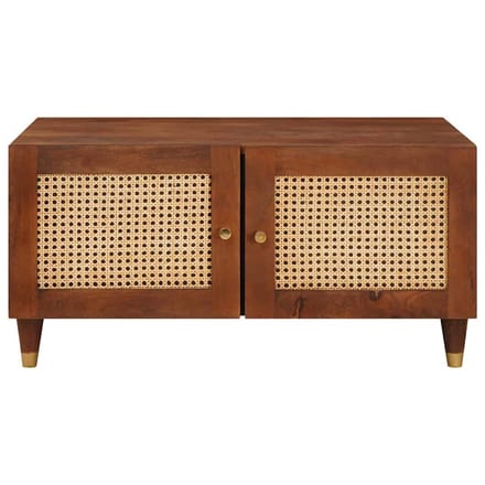 vidaXL - Salontafel - 80 - x - 50 - x - 40 - cm - Massief - Mango - Hout