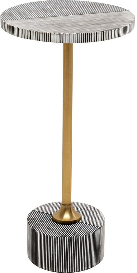 Bijzettafel Domero Double Ø25cm goud Kare Design