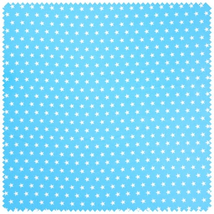 Katoenen poplin stof "Stars" - Blauw