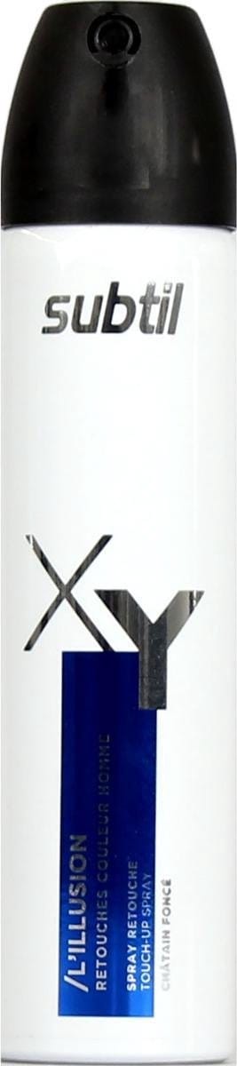 Subtil - Men - Illusion Touch-up Hairspray - Dark brown - 75 ml