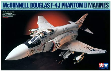 Tamiya Modelbouwpakket Militaire voertuigen - 60308 McDonnell Douglas F-4J Phantom II Marines Plastic - 1:32 - Modelbouw
