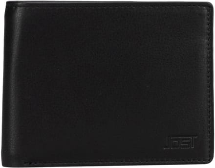 JOST Leren portemonnee Odense Wallet Black zwart