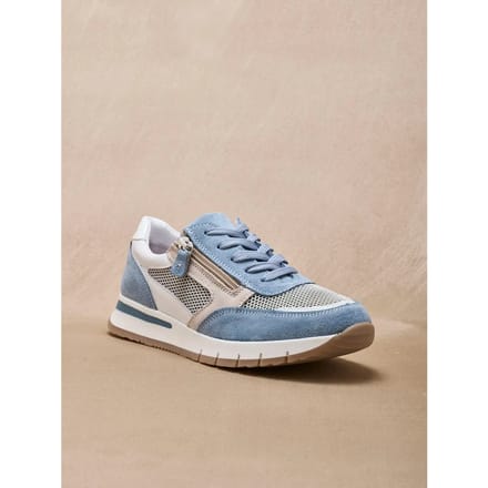 Dichte sneakers met rits en veters voor dames Pédiconfort