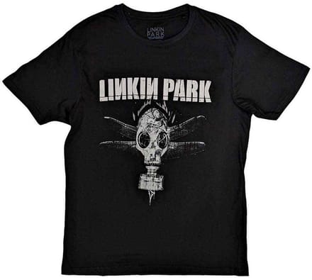Linkin Park Gas Mask Heren T-shirt - zwart - S
