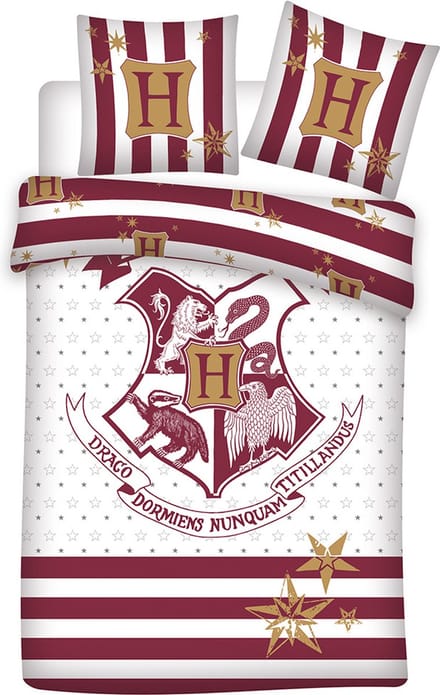 Harry Potter Dekbedovertrek Stripes - Eenpersoons - 140 x 200 cm - Katoen